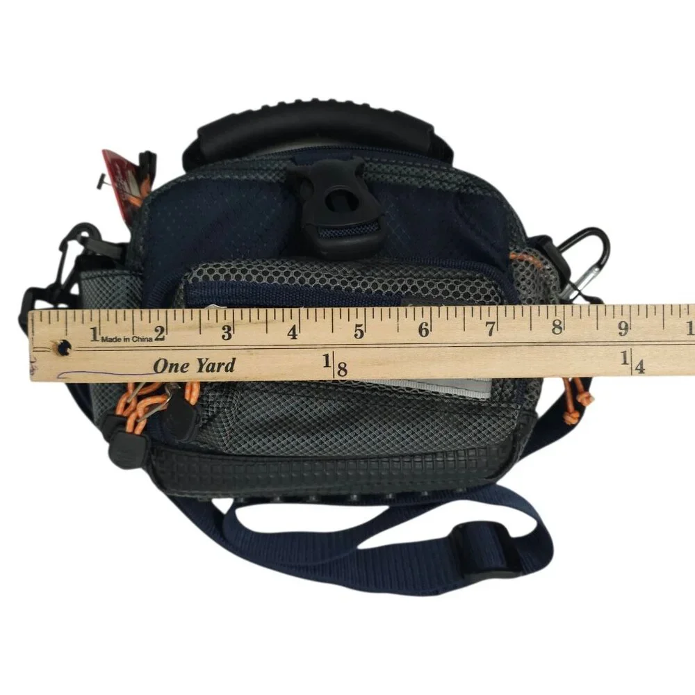 Samsonite Camera Camcorder Bag Multi-Pocket Shoulder Strap SB609BLU Blue Gray
